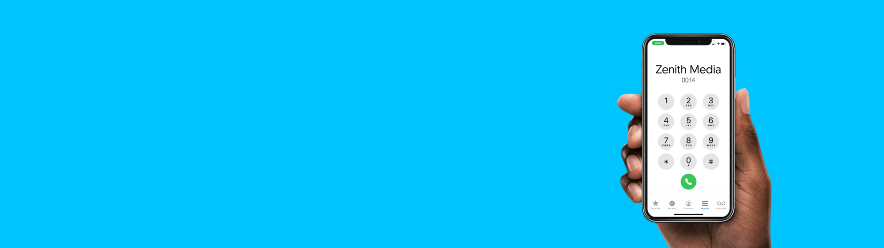 zenith website – contact header 2